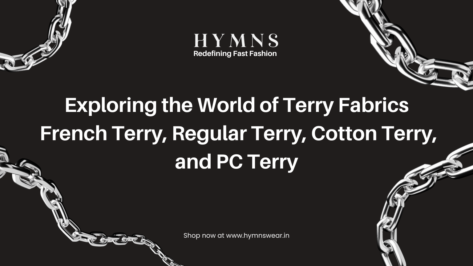 Exploring the World of Terry Fabrics: French Terry, Regular Terry, Cotton Terry, and PC Terry - Hymns Wear