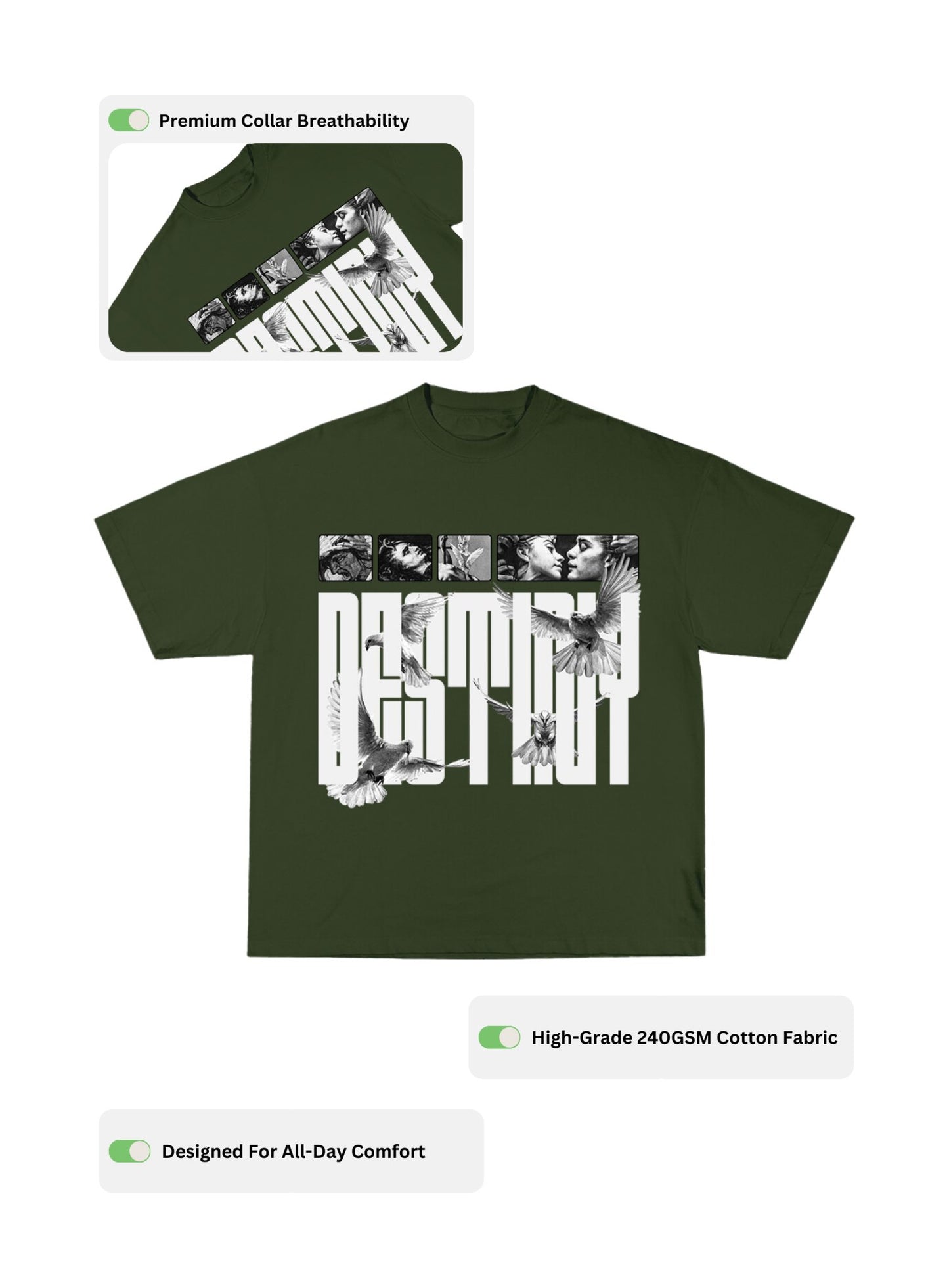 DESTINY EDITION / OVERSIZED T-SHIRT - Hymns Wear