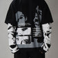 ELIXIR OF SHADOW EDITION / BOXY DOUBLE SLEEVE SWEATSHIRT - Hymns Wear